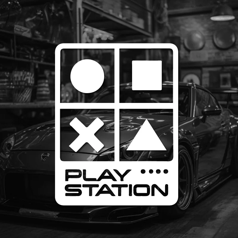 ملصقات بلاي ستيشن لمشغل الألعاب ، مضحكة ومبتكرة ، ملصق عالي الجودة للسيارات والشاحنات والدراجات النارية وأجهزة الكمبيوتر المحمولة #1