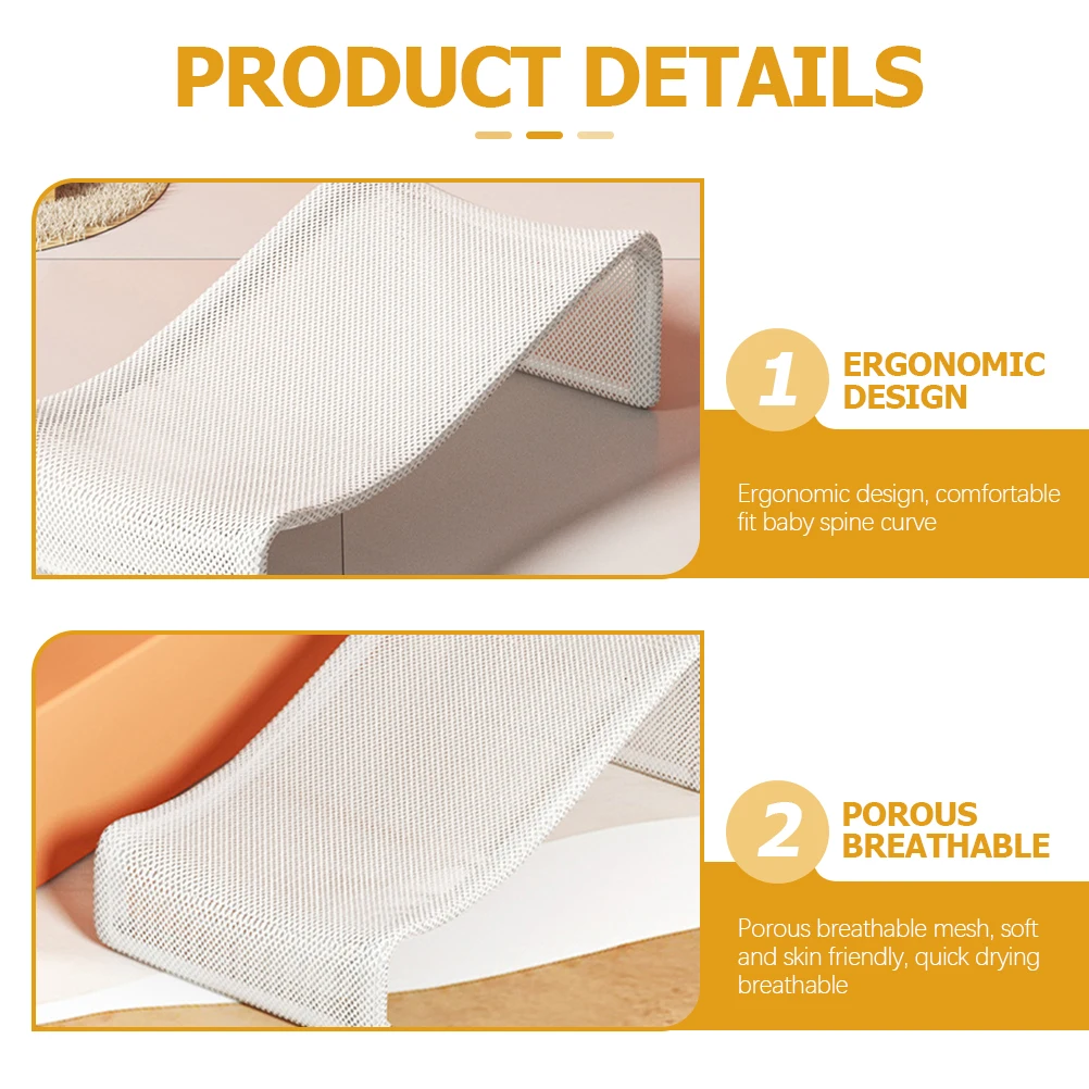 

Поддержка сиденья для ванны, нескользящая подушка, вставка для ванны для малышей, белая пластиковая подушка для раковины, безопасный удобный коврик для ванной