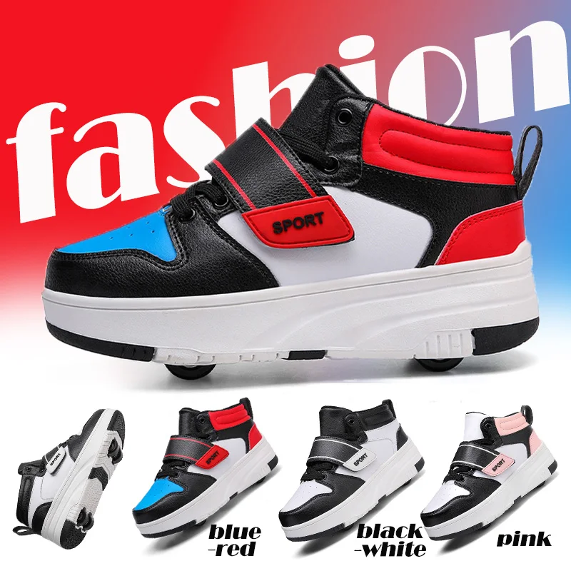 Kids Roller Sneakers Flying Shoe Outdoor Skating Detachable Skate Running Shoes Sport Gift for boys and grils