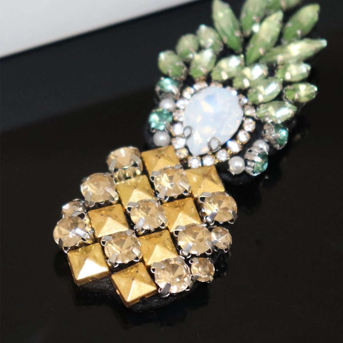 

5Pcs Bead Cool Backpacks Clothes Sewing Art Craft Cloth Patches Projects Golden Design Patches For Backpacks DurABLE