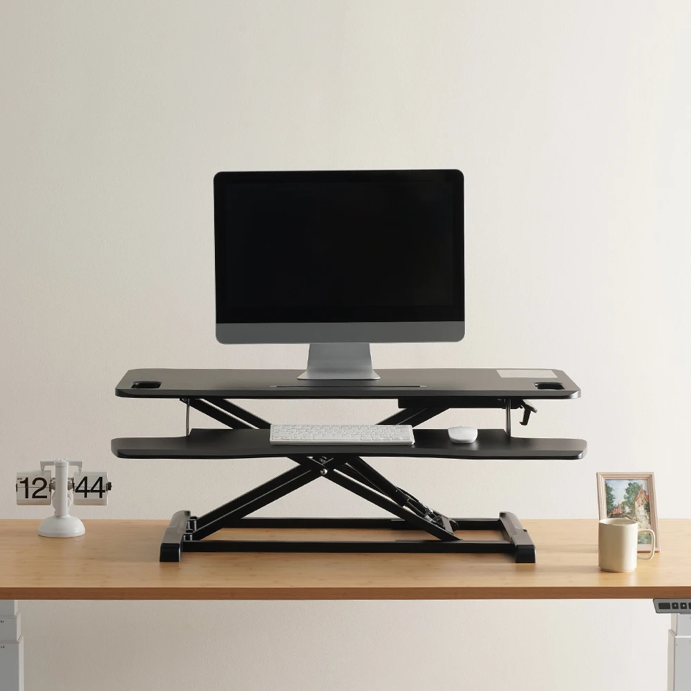 Dex Top Standing desk NS940 Black smart Mount height adjustable/dual monitor