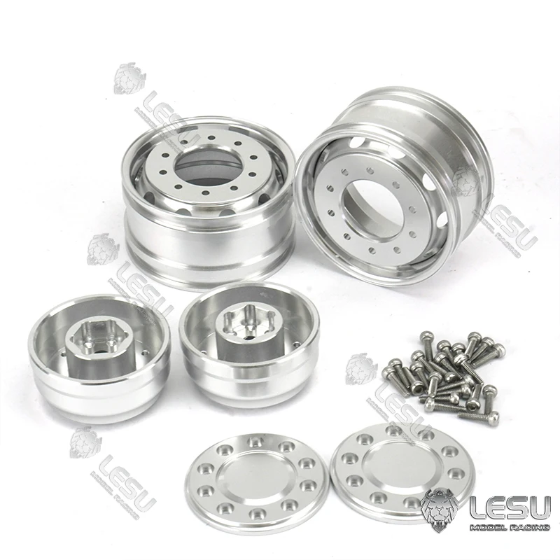 

LESU Metal Front Wheel Hub W-2041 Hex Brake Axle for Tamiyaya 1/14 RC Tractor Truck Dumper Model Car Axles Th10254-SMT3