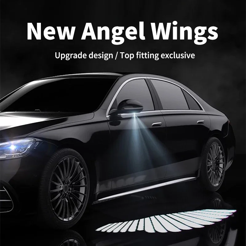 

Universal Modified LED Rearview Mirror Angel Wing Welcome Light Suitable for Mercedes Benz BMW Porsche Volkswagen Honda Toyota