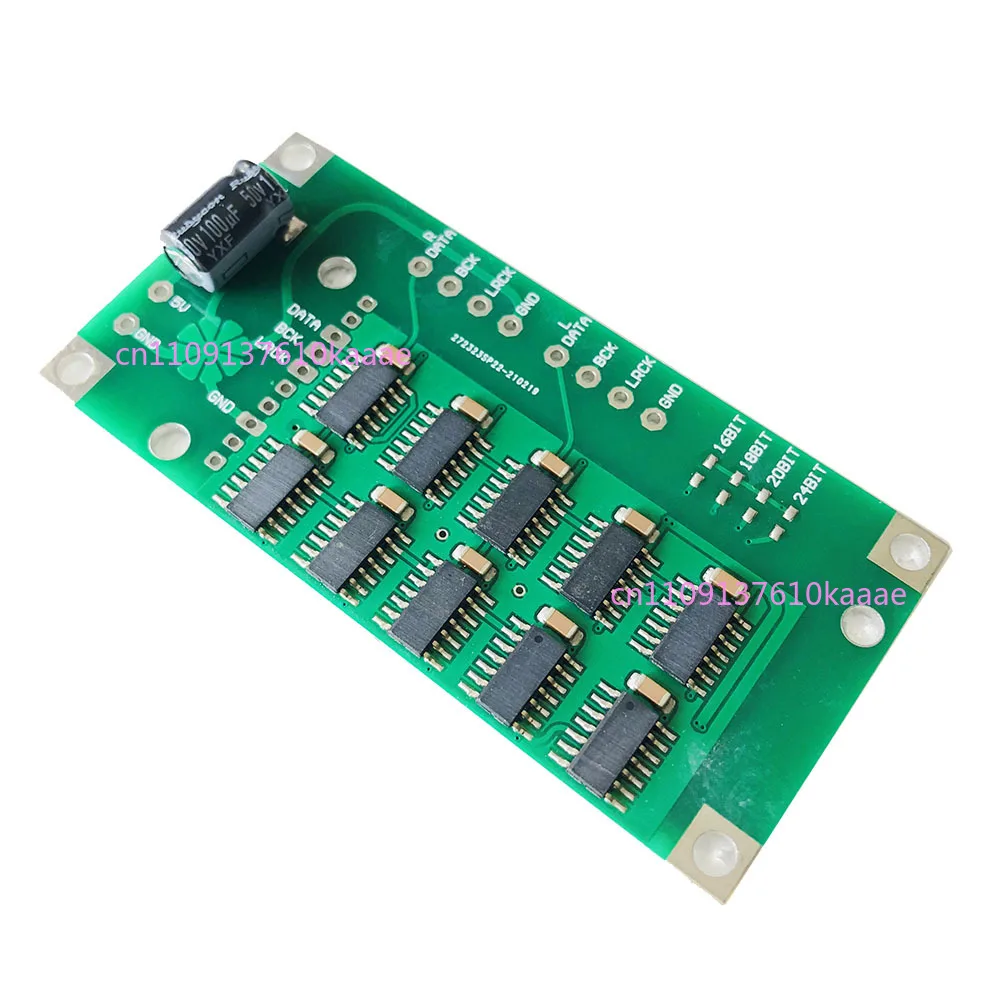 

Плата декодера-конвертера формата NOS DAC I2S, преобразование данных IIS с правосторонней синхронизацией, поддержка XMOS Amanero USB