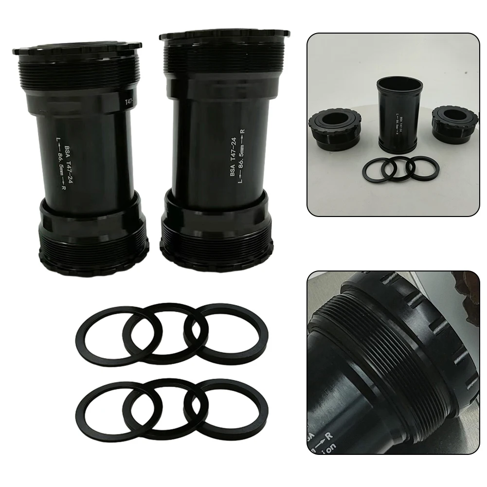 

Bicycle Maintenance Black Threaded Bicycle Bracket 24mm Inner Diameter 86.5mm Length Aluminum And Nylon Construction