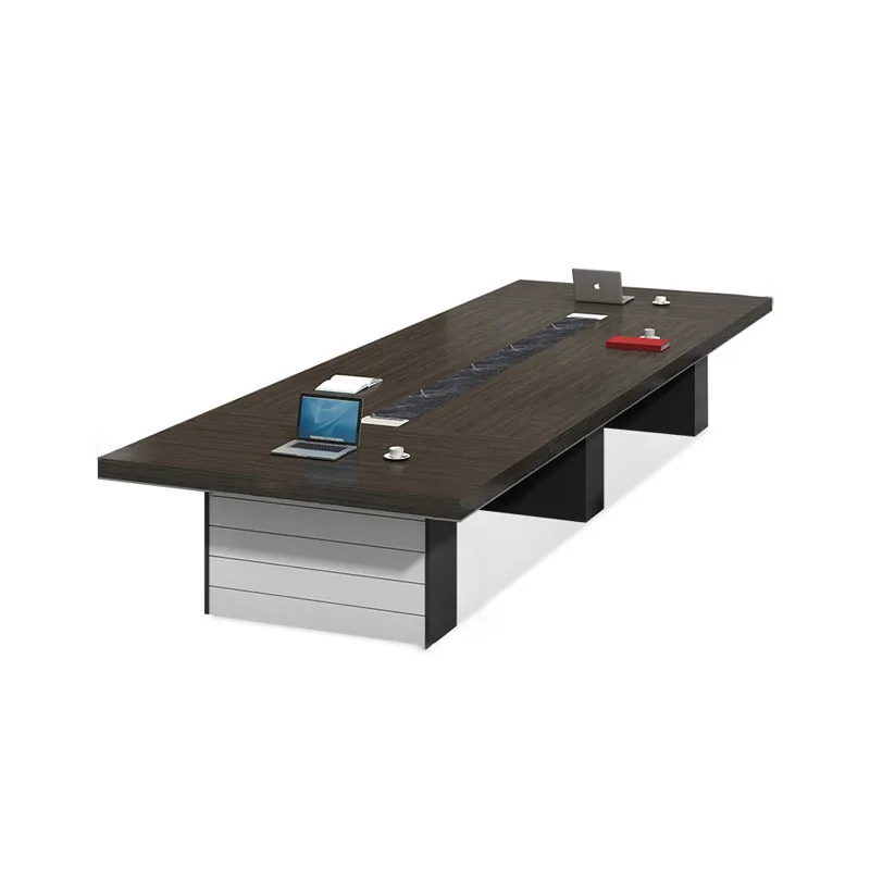LMM simple modern conference room table and chair combination office furniture reception negotiation table