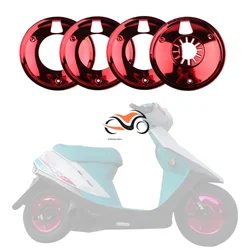 For HONDA DIO 50 For YAMAHA JOG 50 Vino 5AU Motorcycle Scooter Chrome Wheel Cover 10-Inch Drum brake Wheel Protective Cover