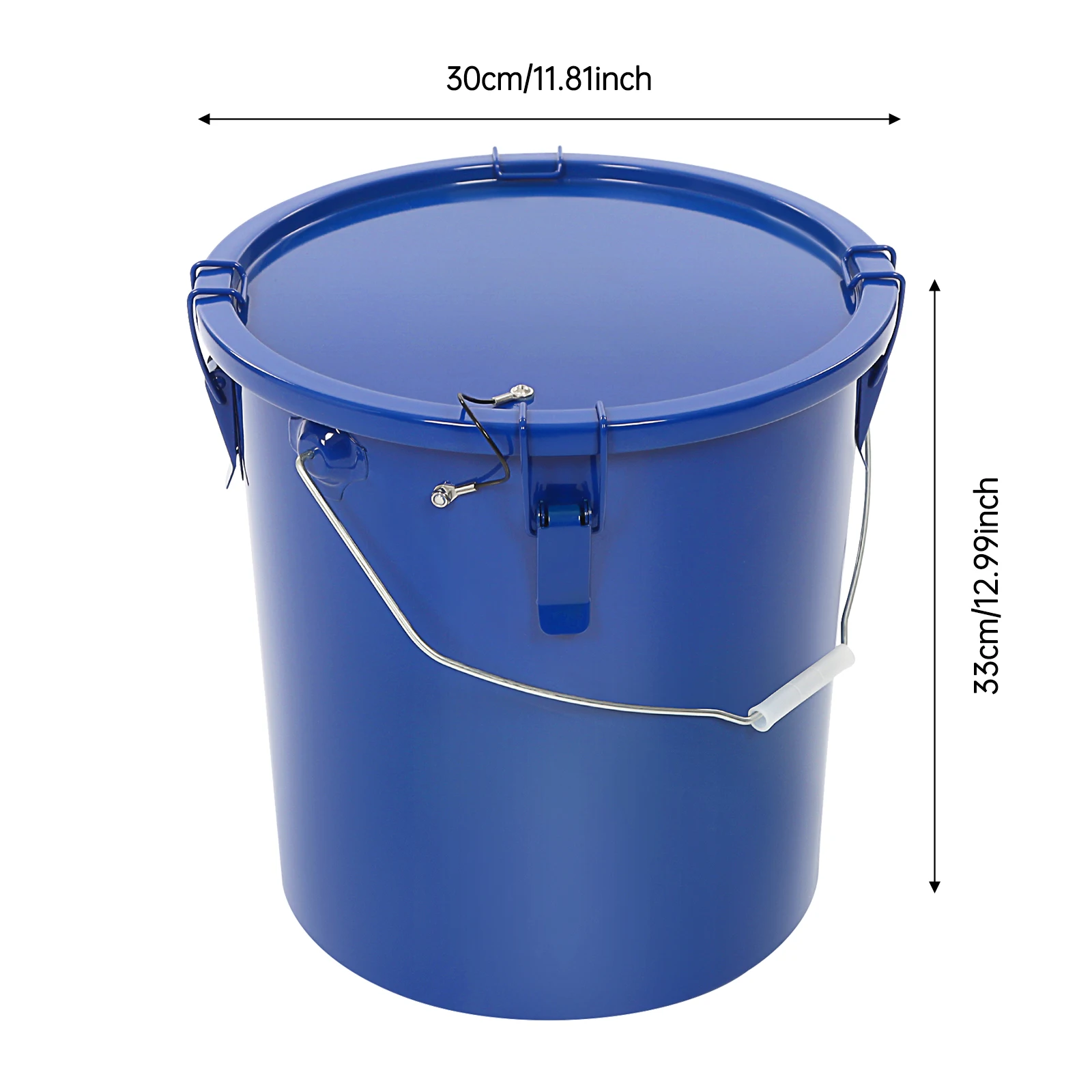 

6 Gallon Oil Disposal Caddy, Steel Fryer Oil Bucket with Locking Lid & Filter Bag, Fryer Grease Bucket for Restaurant Kitchens