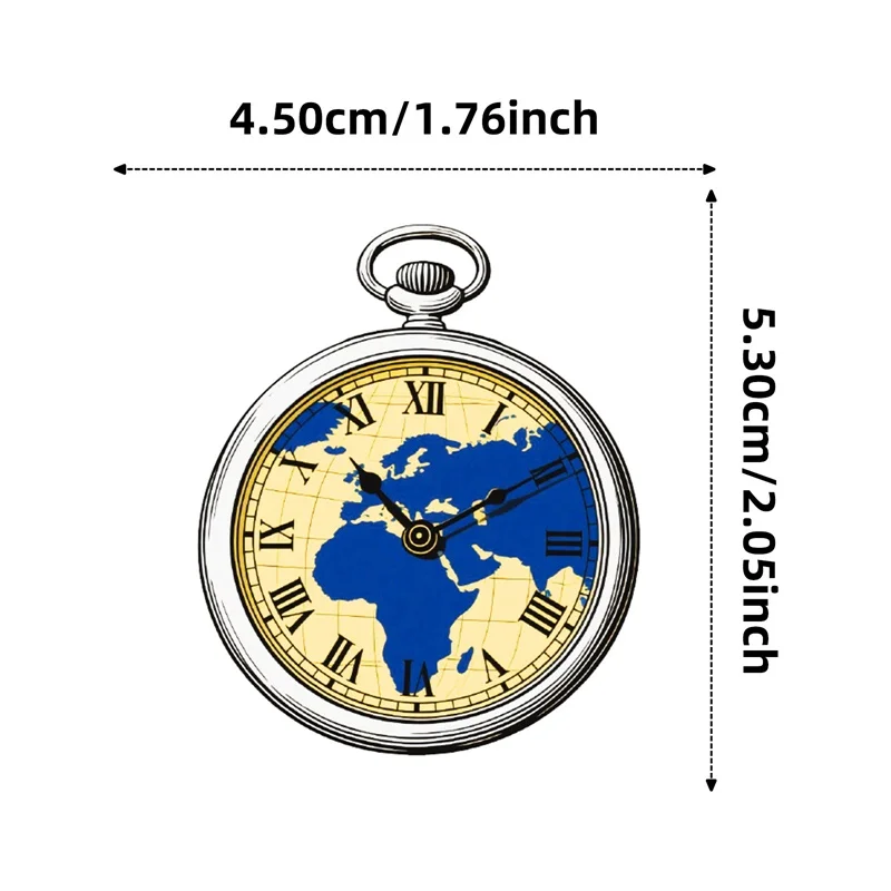 10/30/50 Uds. Mapa de colores bonitos pegatina adhesiva de PVC decoración estética DIY para niños Scrapbooking suministros de contabilidad manual