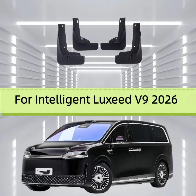 Car Mud Flaps Fender For Intelligent Luxeed V9 2026 Front And Rear Wheels Mudflaps Splash Guard Protection Accessories