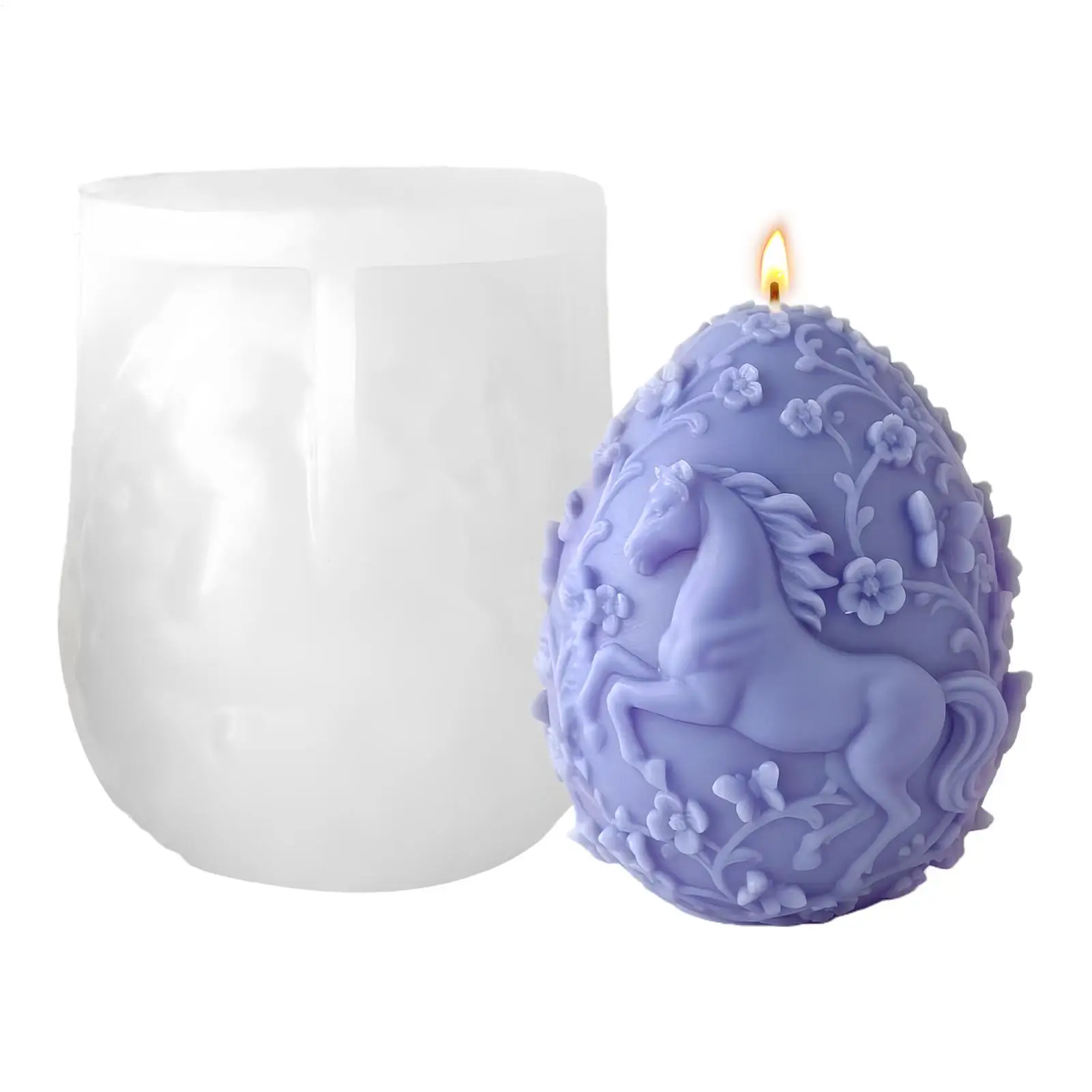 Egg Candle Mold 3D …