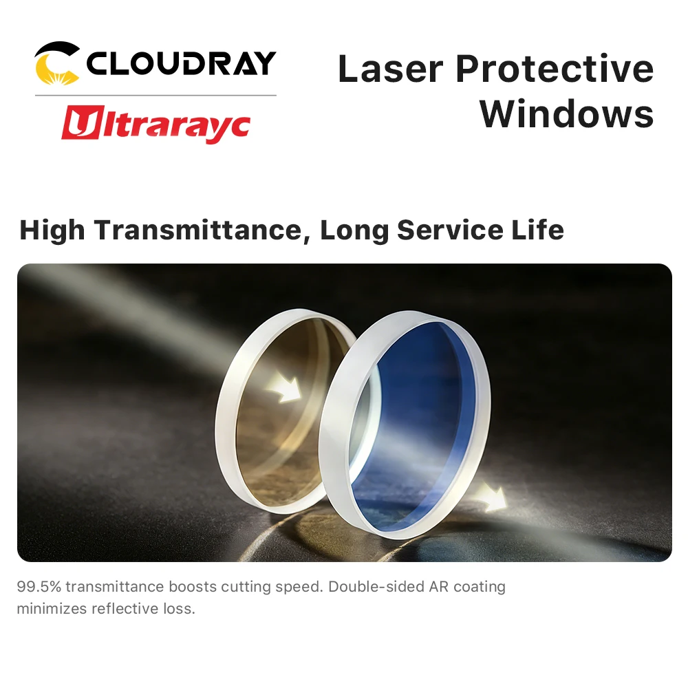 WSX Original Protective Windows 18*2/30*5/37*7 Protective Lens 0-20kW Optical Lens for WSX Laser Head ND18 MN15 NC12 NC30 NC60