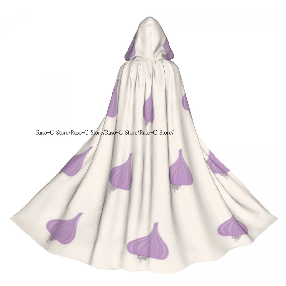 

Hooded Cloak Unisex Cloak with Hood Cute Fruit Background Cloak Vampire Witch Cape Cosplay Costume
