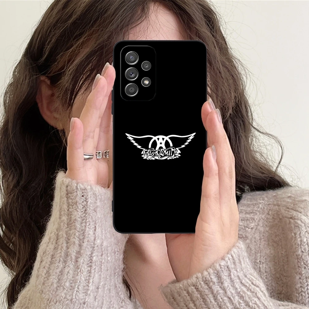 Cool A-Aerosmith Mobile Cell Phone Case for Samsung Galaxy Note 20 10 Plus Ultra Black Soft Phone Cover Shell