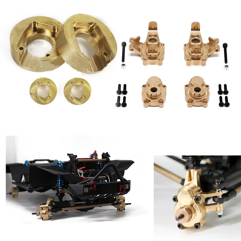 

YIKONG YK4102 YK4103 YK4082 YK4083 Запасные части для радиоуправляемых автомобилей Металлическое обновление Латунный блок противовеса Чашка рулевого управления