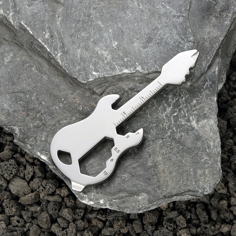 ミニビールボトルオープナー、創造的な楽器スタイルのキーホルダ - Musical Instrument With A のレビューと価格