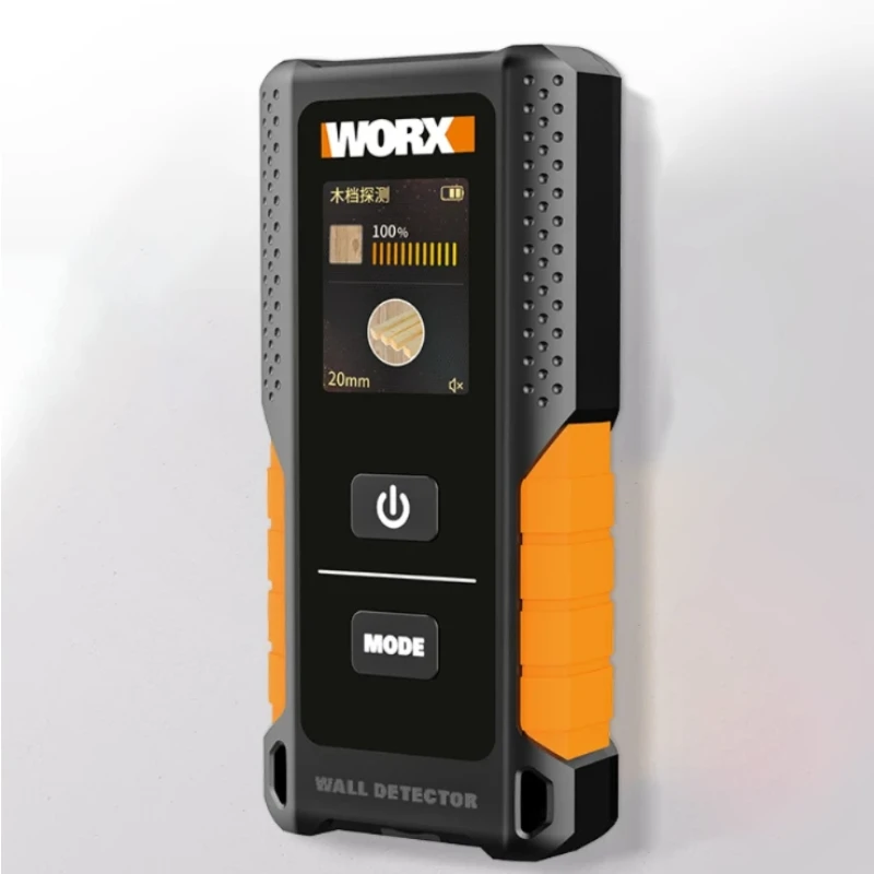 Youpin Worx Stud Finder WX085 3 в 1, многофункциональный настенный детектор металла, дерева и переменного тока, детектор кабеля, цифровой дисплей, USB-детекторы