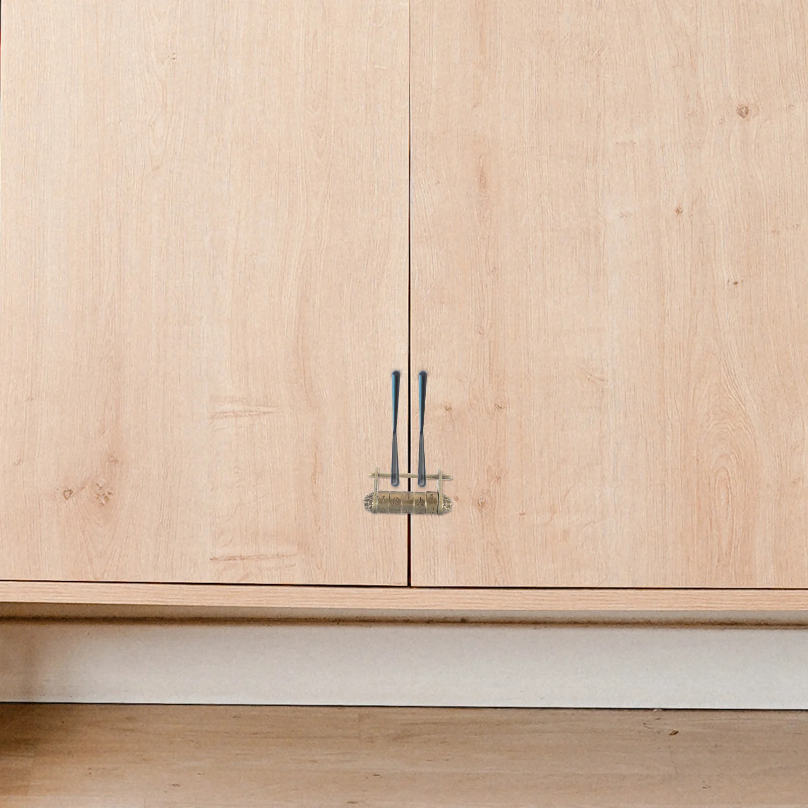 

Drawer Lock Retro Password Small Chinese Style for Cabinet Doors Vintage Locks Padlock