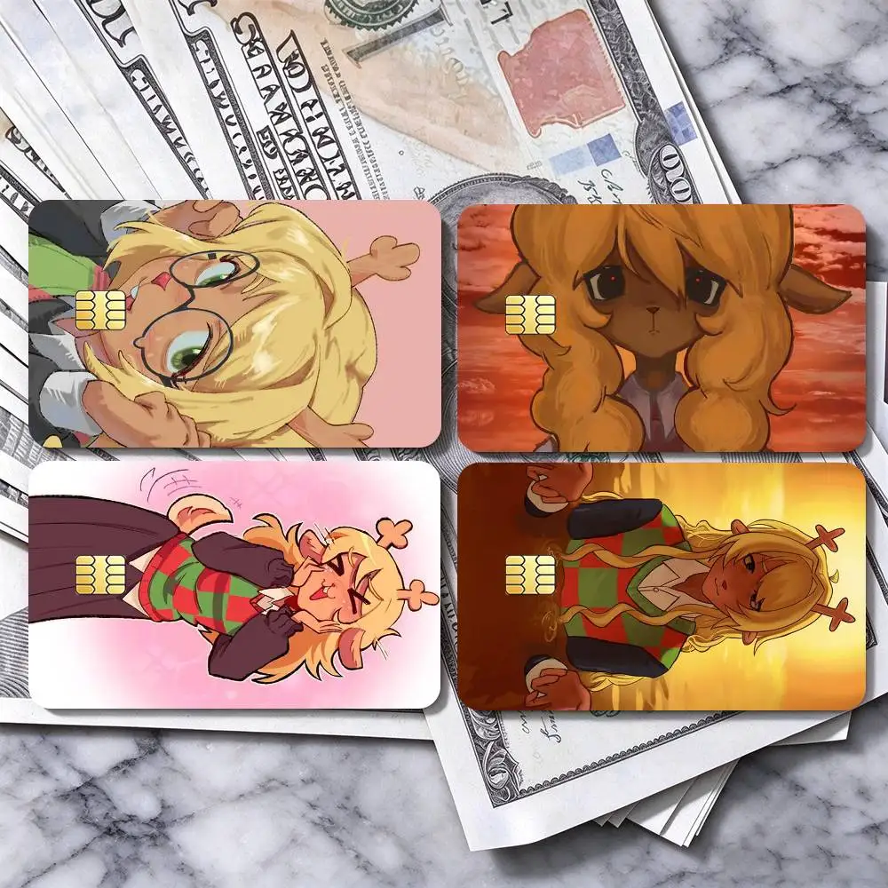Noelle Holiday Deltarune  Credit Card HD Stickers Premium matte film effectively prevents fingerprints and daily abrasion.