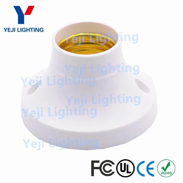 Plástico lâmpada titular e27