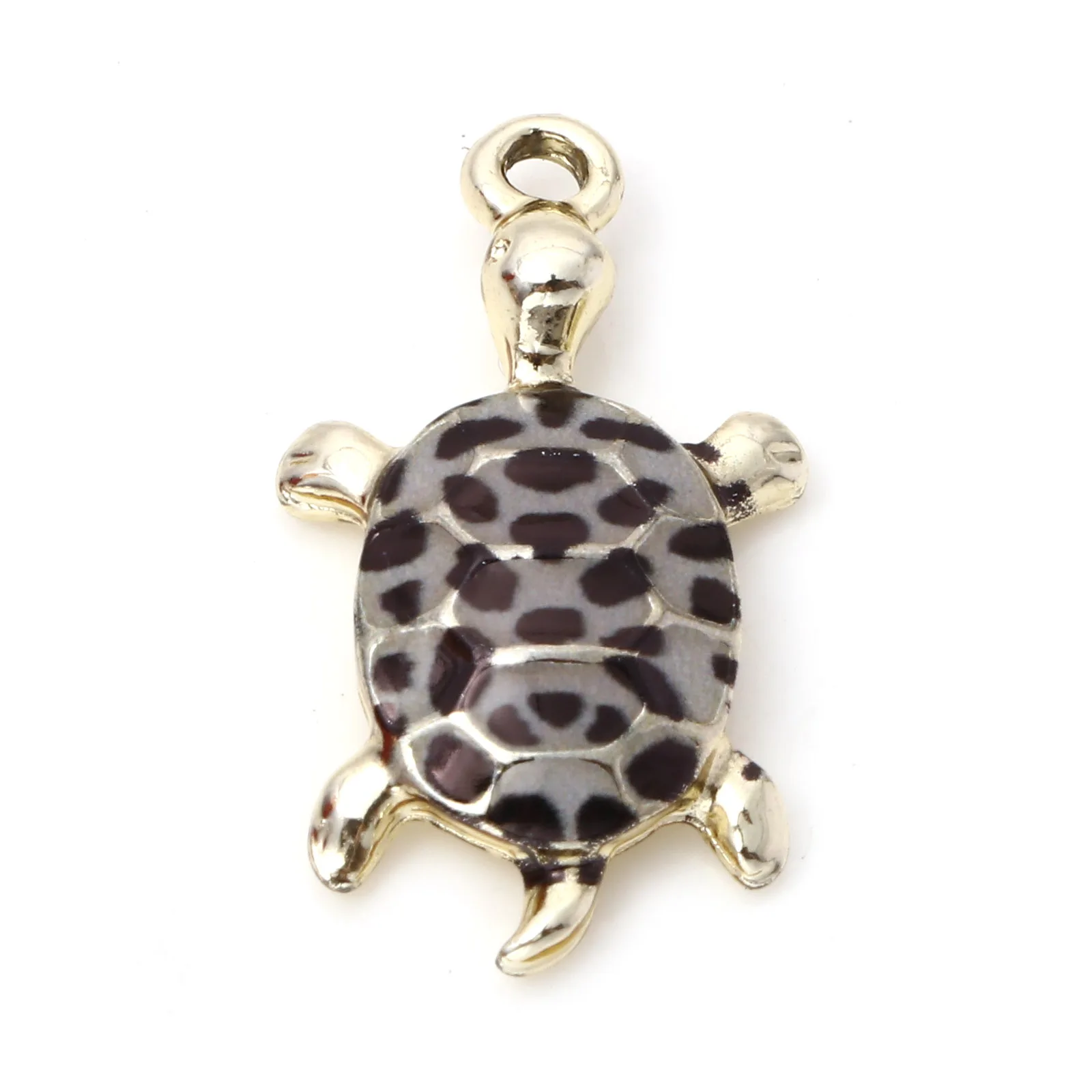 10PCs Ocean Sea Turtle Animal Charms DIY Jewelry Multicolor Enamel Pendant Necklace Bracelets Metal Pendants Jewelry 24mm x 14mm