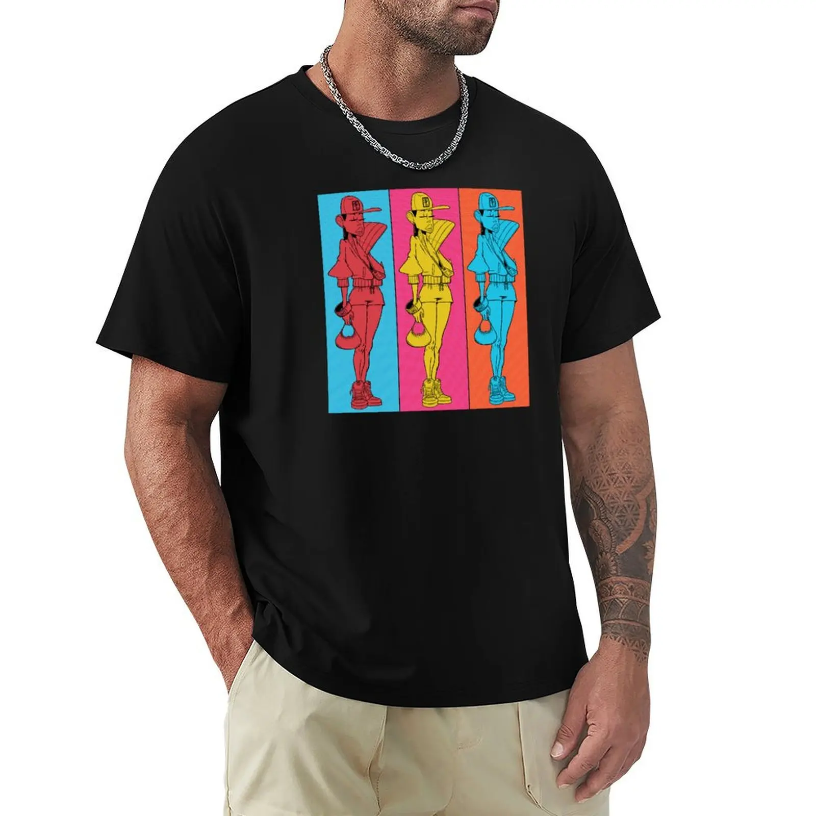 PopArt Streetwear Chick T-Shirt Soft Lightweight Cotton T-Shirt
