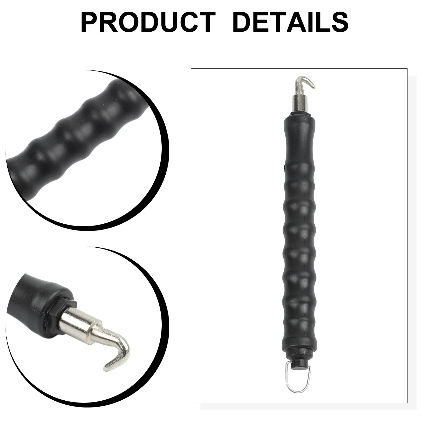 1pc Halbautomatische Rebar Draht Twister Stahl Binden Haken Baustelle Rebar Draht Knoten Zange Verdrehen Zaun Wicklung werkzeug – Detail 4