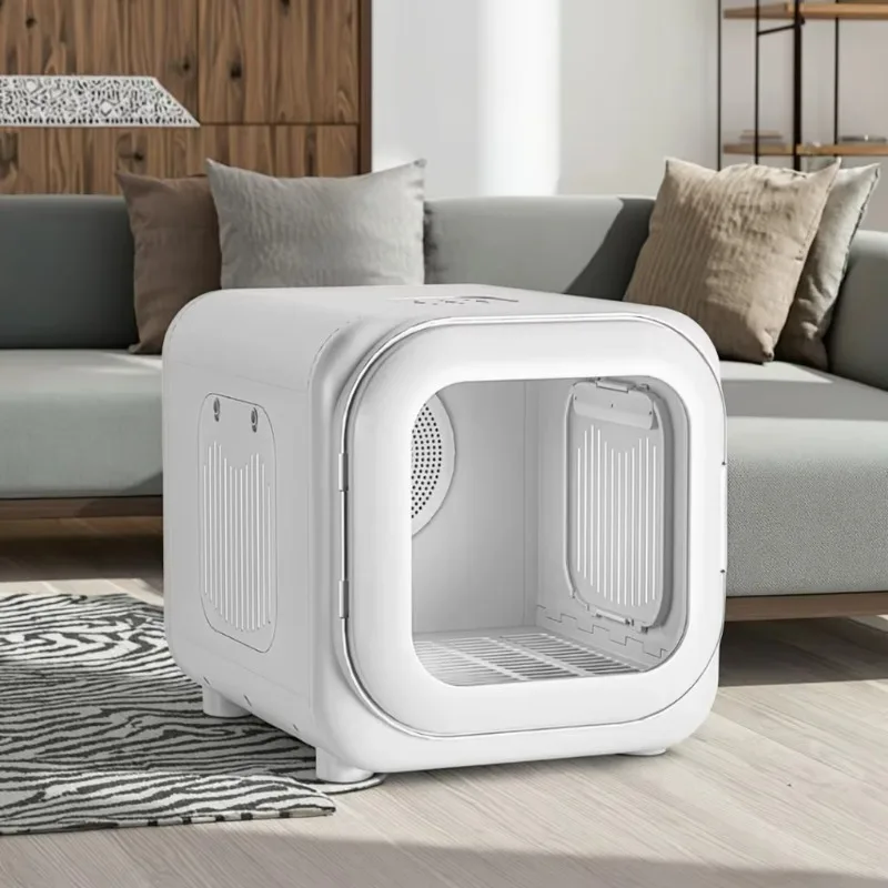 Professional environmentally friendly electric ABS modern pet drying box beauty salon 60L automatic hair dryer, suitable for cat