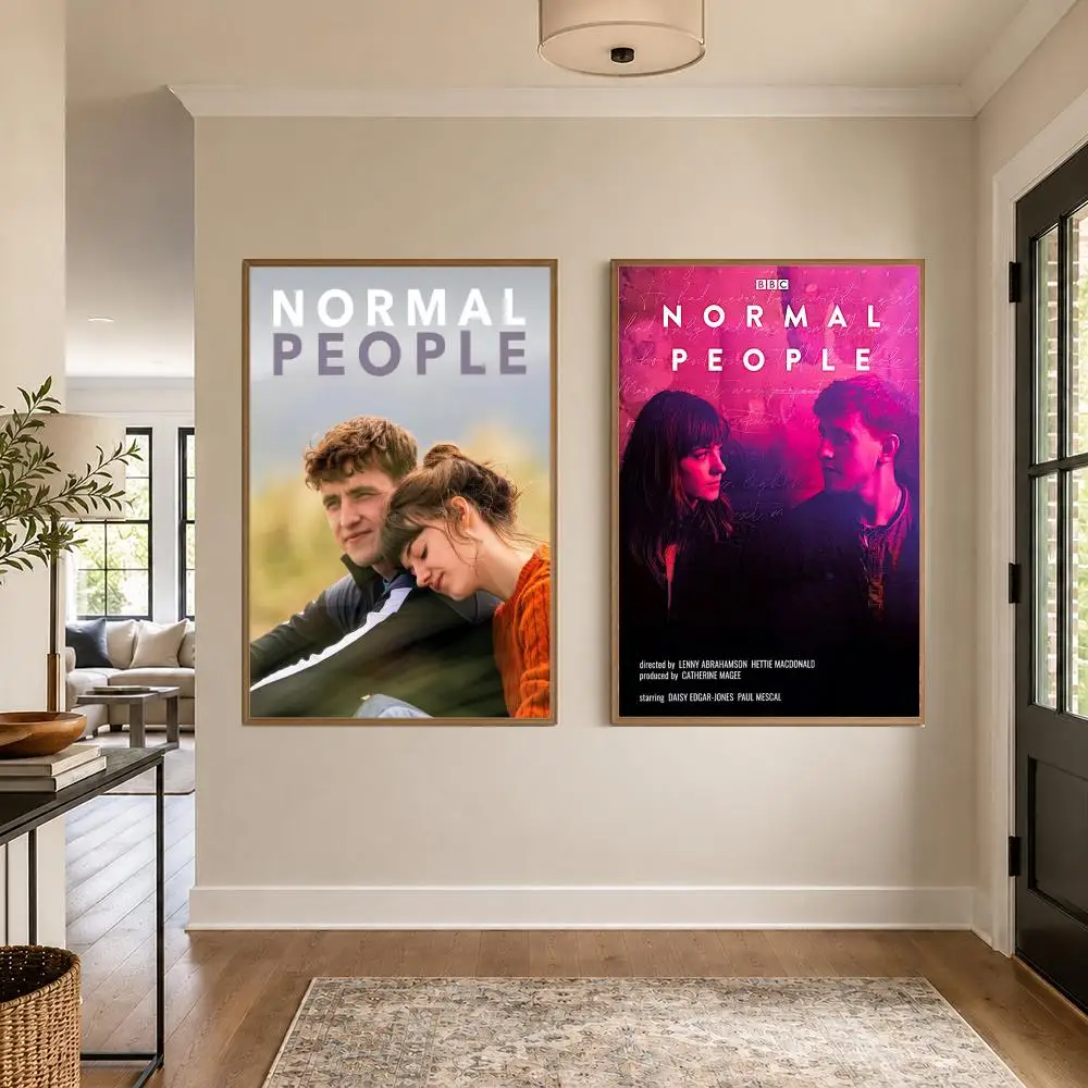 Romance Normal People Poster Graphic Wall Art Poster HD Waterproof PP Paper Print for Bedroom Living Room Office Decor Gift