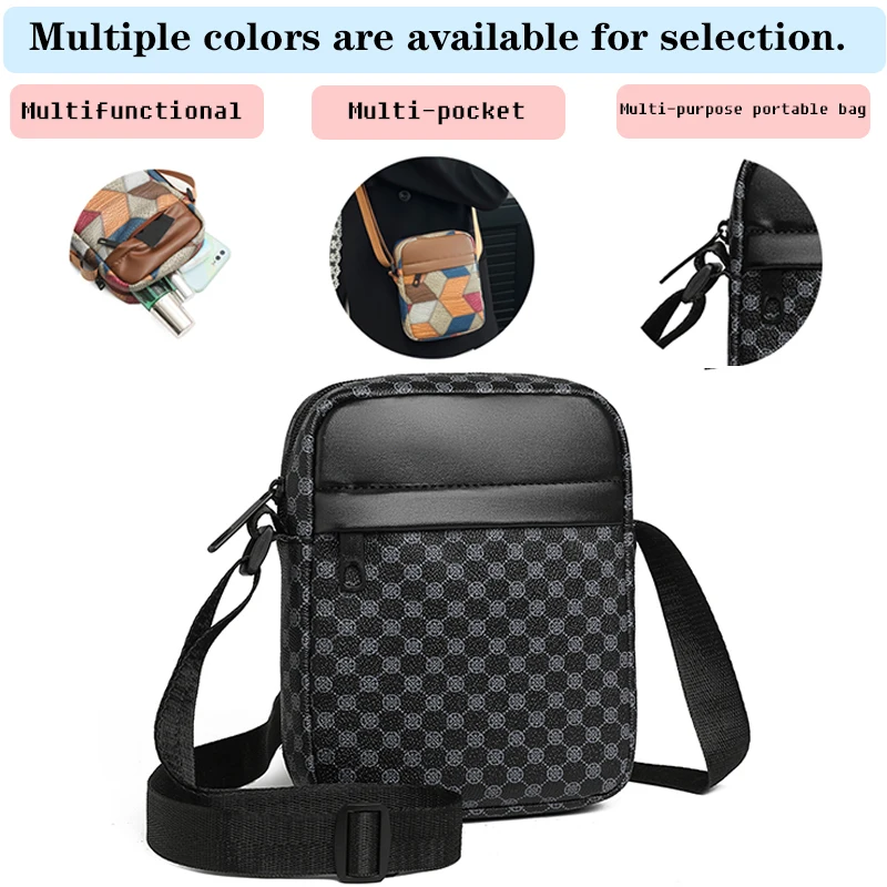 

Modern Multi-color Men's Shoulder Bag for Daily Use Outings Stylish Compact Lightweight Versatile Casual Crossbody Bag