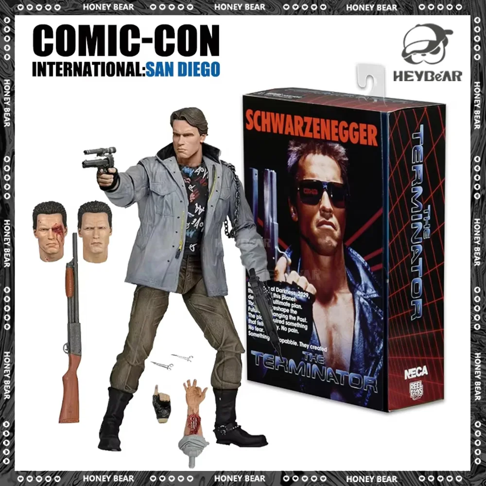 

Original Neca Terminator 7” Scale Action Figure-Ultimate Tech Noir T-800 Schwarzenegger Action Figures Model Toys Boy Xmas Gifs