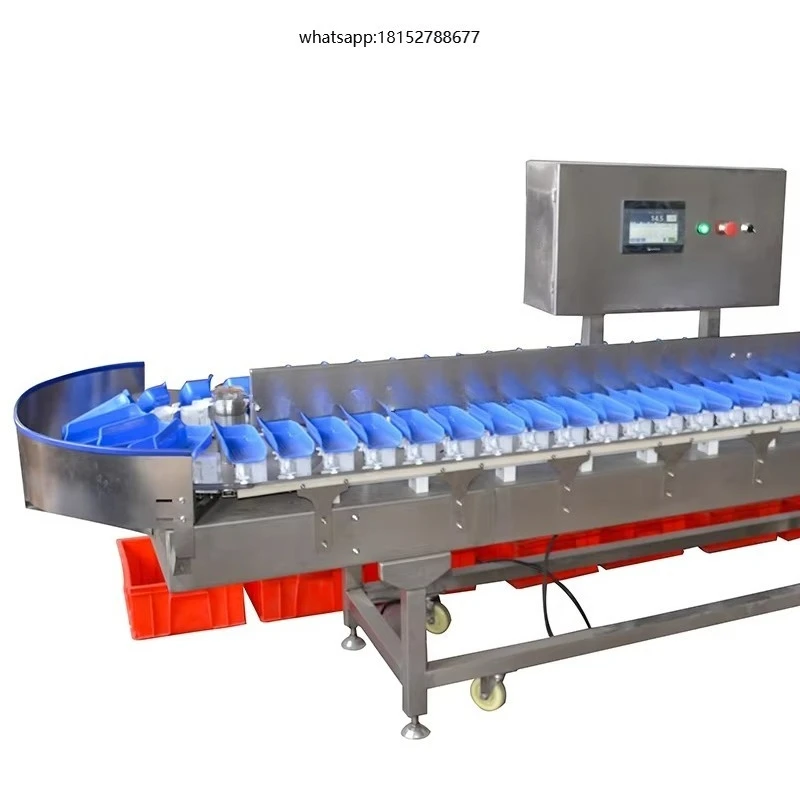Rotary Plate Gram Weight Sorting Machine Picking Machine Seafood Fruit Vegetable Grading Fruits Weighing Sorting Machine Custom
