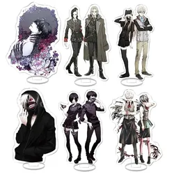 15cm Tokyo Ghoul Anime Peripherals Kaneki Ken Acrylic Stand Ornament Model Touka Kirishima Action Figure Gifts Collections Dolls