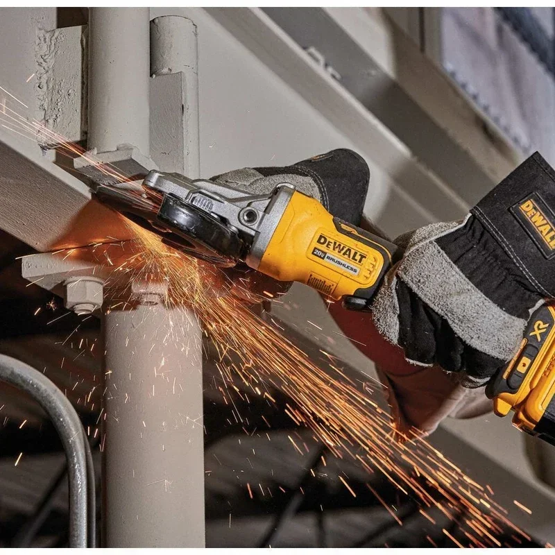 DEWALT DCG413FB Cordless Angle Grinder Paddle Switch 20V 125MM With KICKBACK BREAK Dewalt Brushless Power Tools DCG413