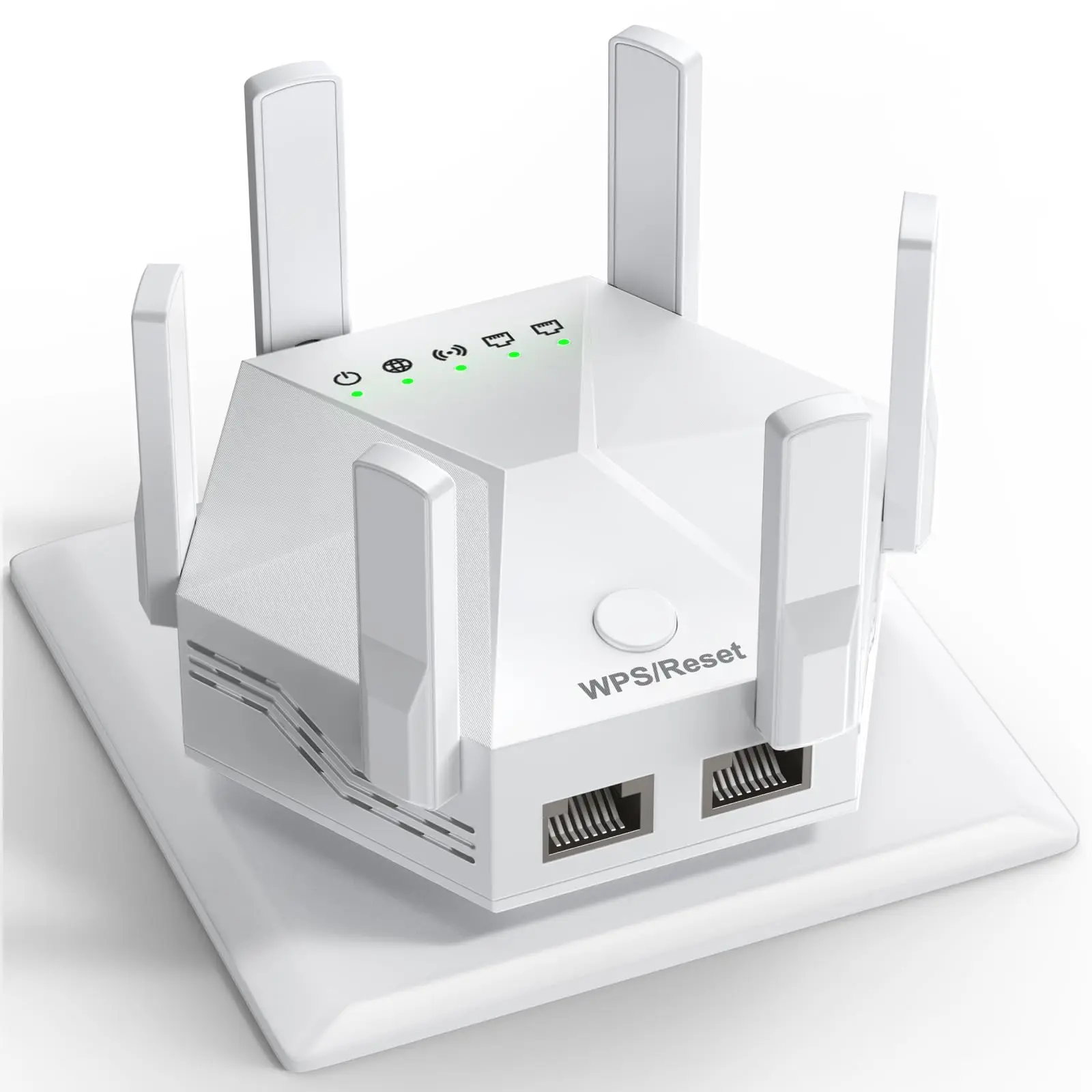 Imagem -01 - Extensor Wifi de Banda Dupla para Casa Poderoso Impulsionador de Sinal 5g 2.4ghz Repetidor de Internet sem Fio Antenas extensor wifi de banda dupla para casa poderoso impulsionador de sinal 5g 24ghz repetidor de internet sem fio antenas 01