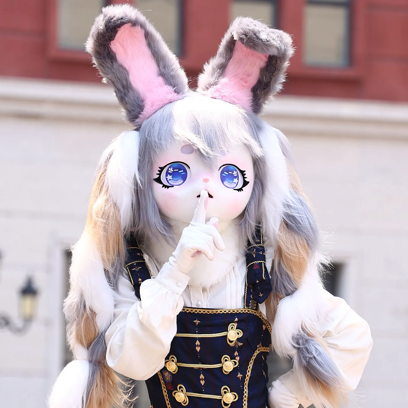 

Kigurumi Fursuit Cosplay Headwear Furry Costume Paw Head Comiket Furry Kig Animal Cat Rabbit Doll Beast Mask Carnival Party New