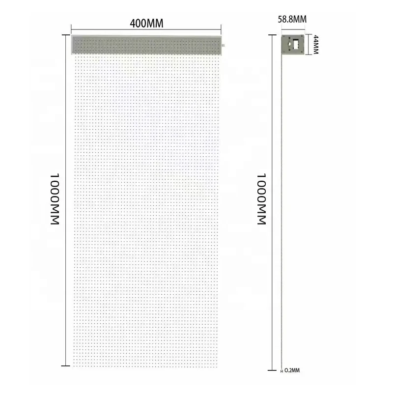 Chinese Factory P10 Self-Adhesive LED Film Screen Transparent Screen  for Advertising TV on Glass Windows Flexible Transparent