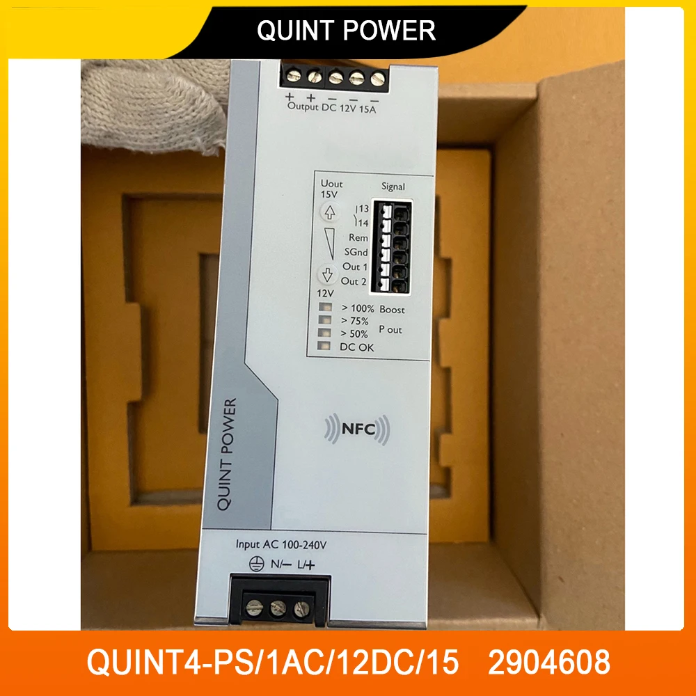 New QUINT4-PS/1AC/12DC/15 2904608 QUINT POWER 12VDC/15A For Phoenix Switching Power Supply