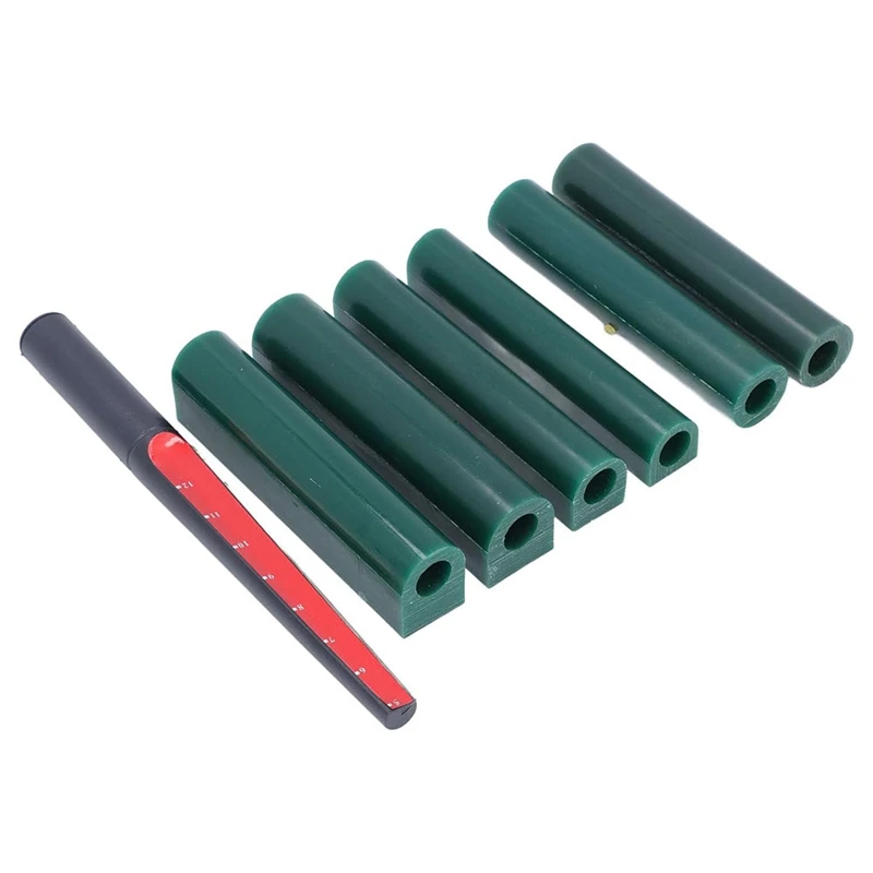 AU67-Rings Wax Tube Set, 6 Sizes Carving Wax Tubes With Cutter Ruler For Jewelry Rings Casting Handicrafts, Jewelry Tools
