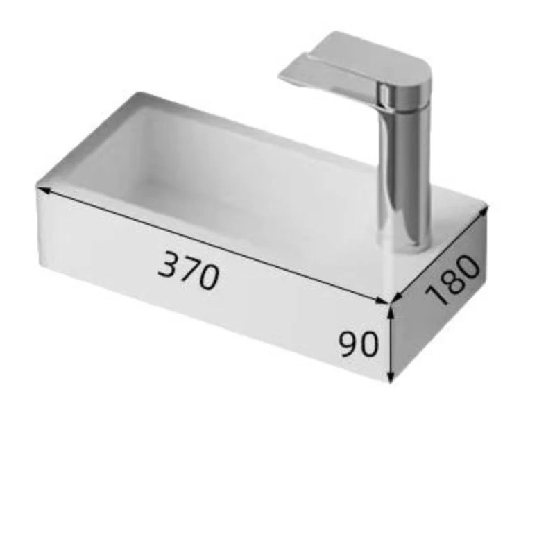 

Маленькая настенная раковина для умывания на балкон, ультраузкая, для небольших углов, компактного размера.