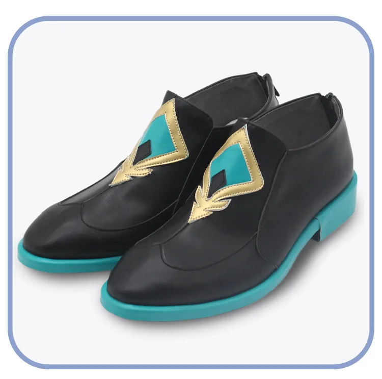 Zapatos de Cosplay de Aventurina para hombres, accesorios de disfraz, juego de utilería, Honkai Star Rail, fiesta de Anime de Halloween, bota de tobillo de lujo