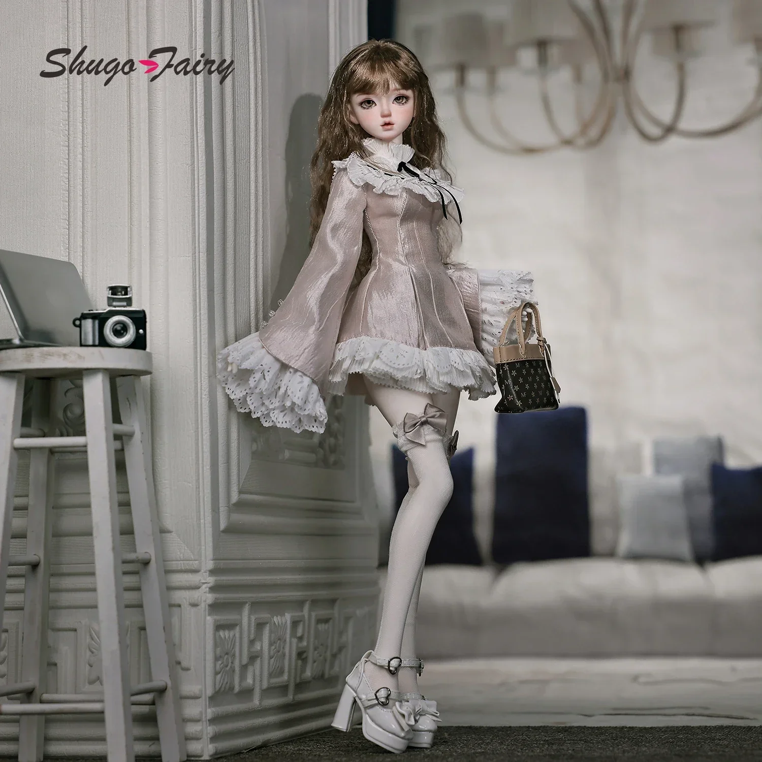 ShugaFairy Bariy Bjd Doll 1/4 Head Bariy Body Modern Sweet Lolita Style Joint Body Baby Toys  Fullset BJD Dolls