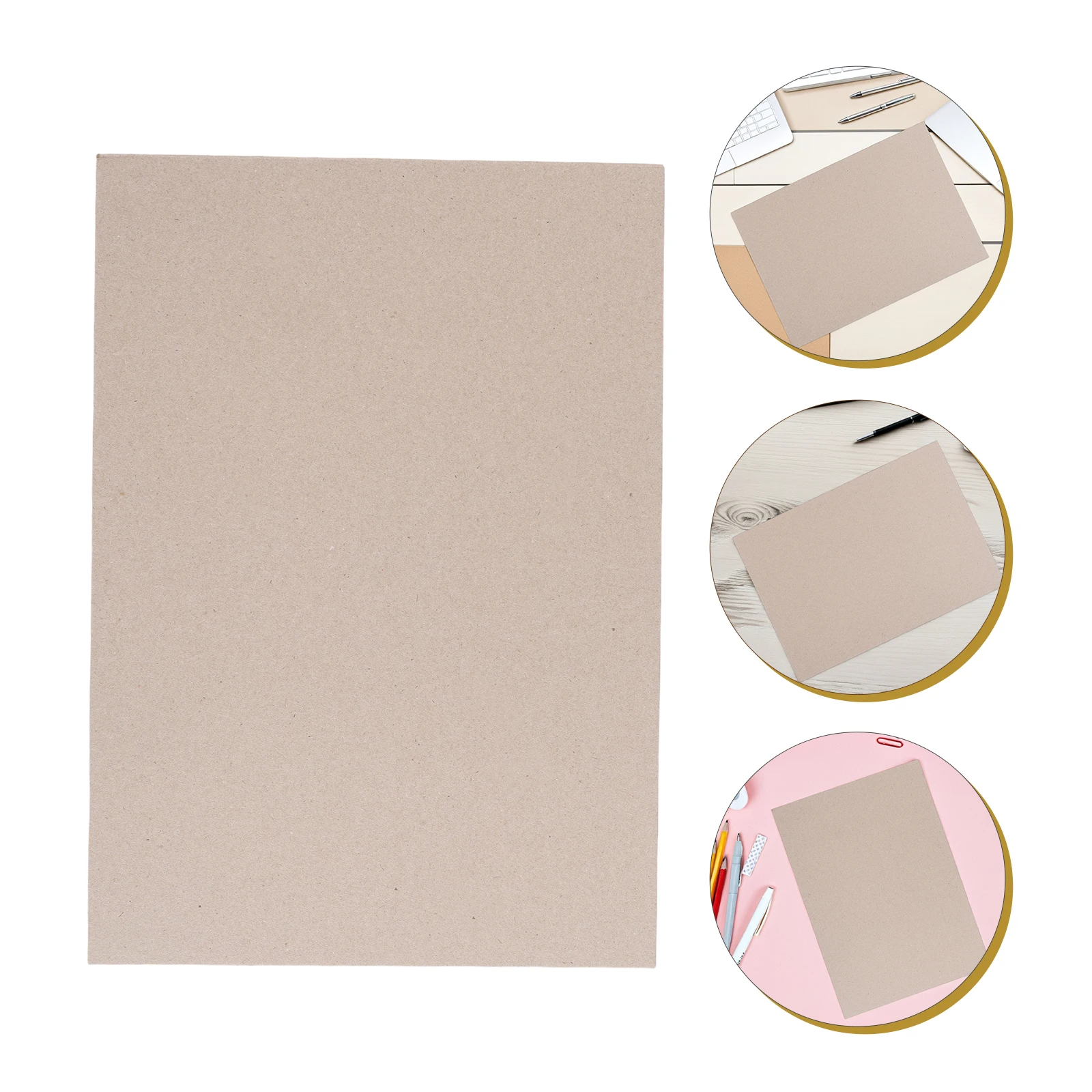 

20 Pcs Book Binding Board Card Stock for Printer Supplies Grey Paper Bookbinding