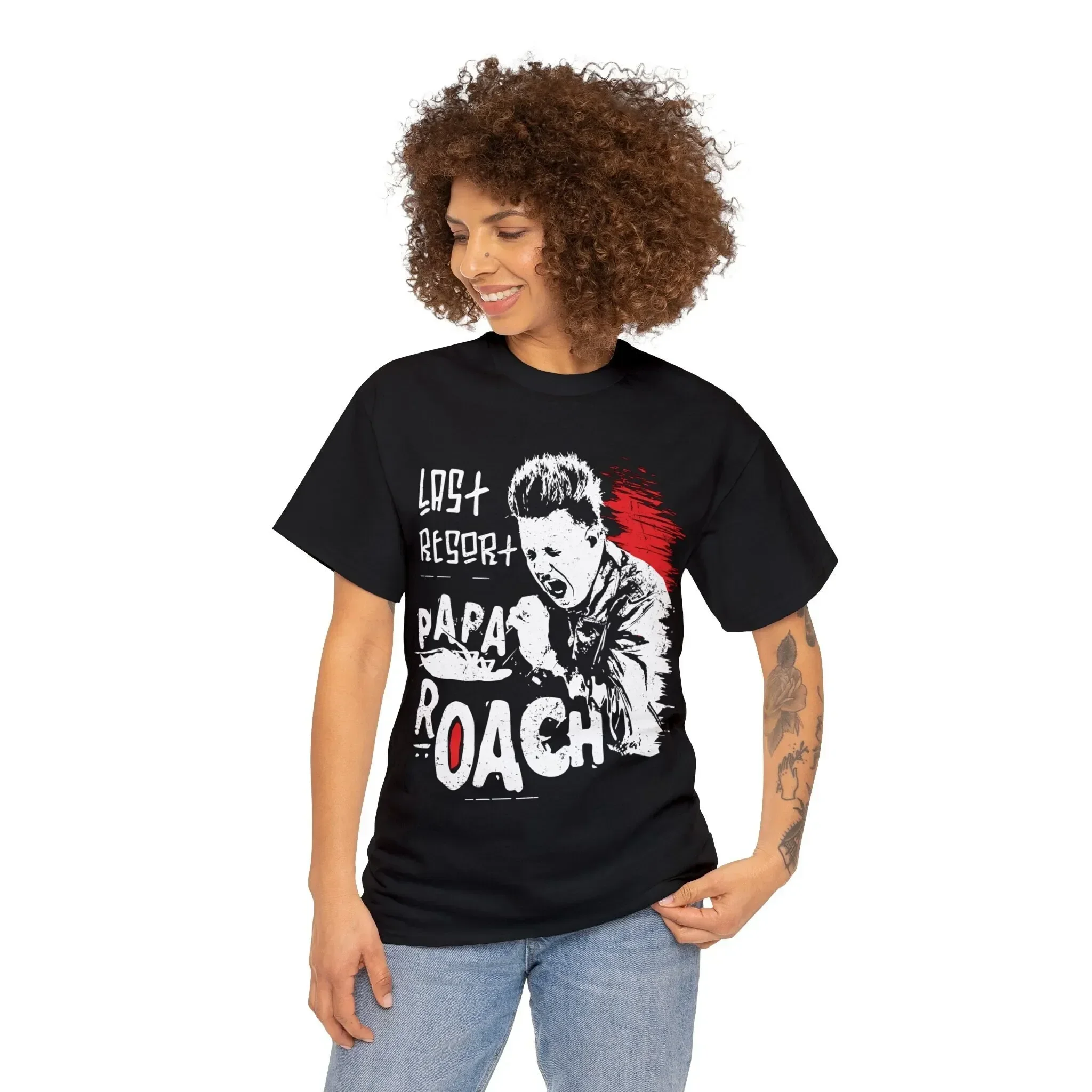 Papa Roach T-shirt Iconic Rock Band Tee Papa Roach Last