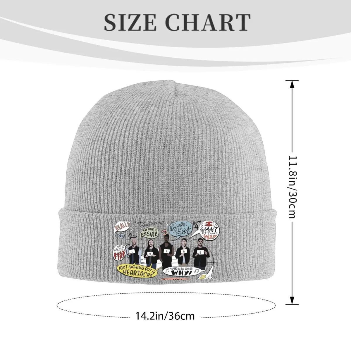I Want It That Way B99 Colorized Warm Knitted Cap Winter Knit Bonnet Hat Skullies Beanies Hip Hop Caps for Unisex