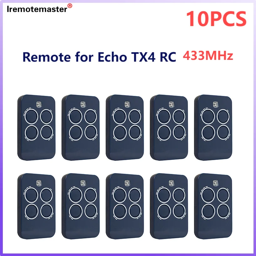 

10PCS Electric Garage Door / Gate Remote Control for 6100334 ECHO TX4 RC BRAVO TX4 / BRAVO TE4433H Hand Transmitter 433MHz