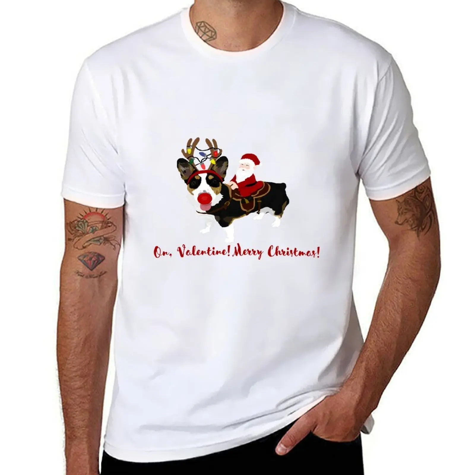 

Merry Christmas, Valentine T-Shirt man t shirt cotton high quality man graphic t shirt T-Shirt