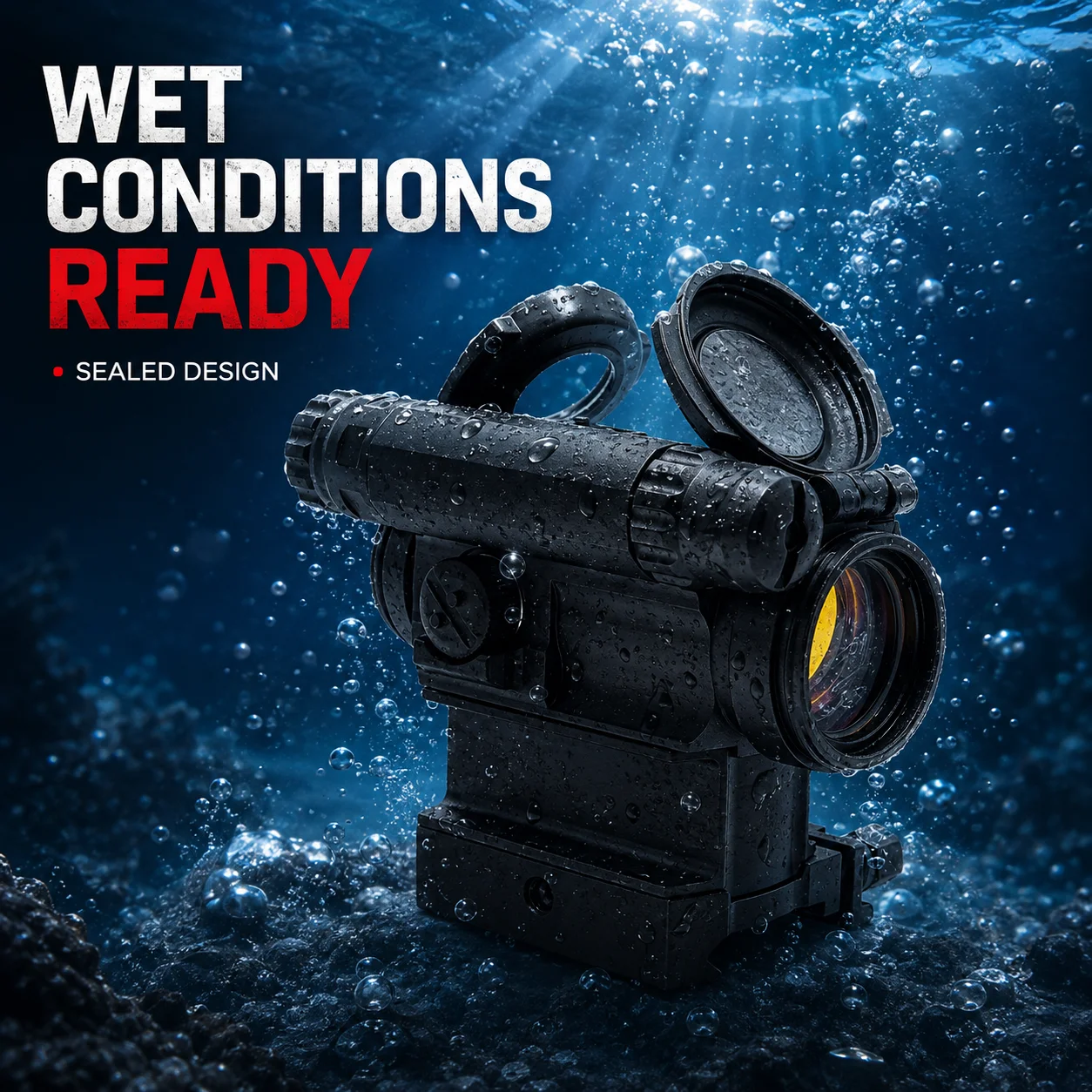 New EvolutionGear AIM Red Dot Sight Tactical 5-Style Hunting Optic Sight with Mounts 1.57/1.93inch w Full Markings CNC Aluminum view 4