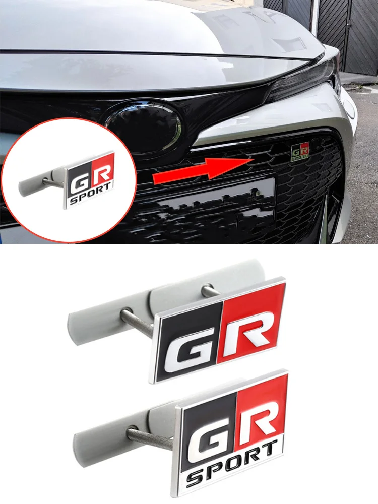 Car Sticker GR Sport Logo Emblem Badge Decals for Toyota HV YARiS RZ RC RS C-HR Corolla Prius Harrier Camry Tacoma Venza rav4 GR