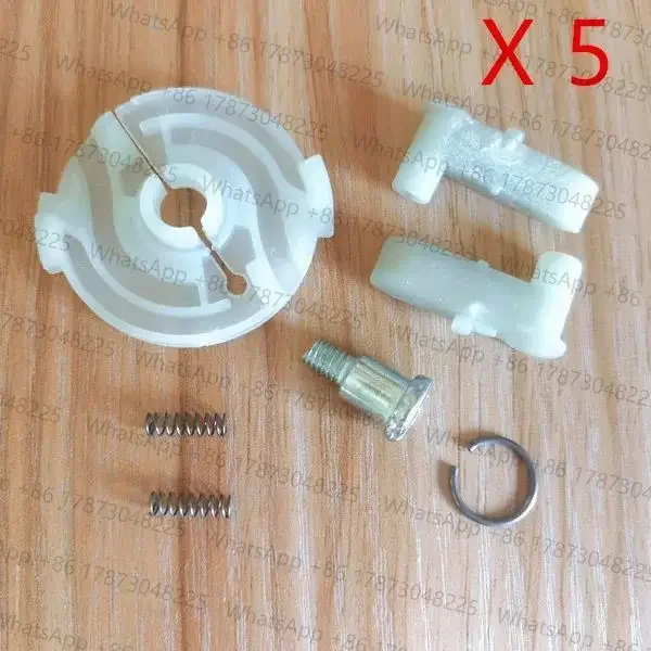 5 X Recoil starter pawl kit for Briggs & Stratton 5.0HP 6HP friction plate pawls screw spring ring retainer 281503 692299 492333